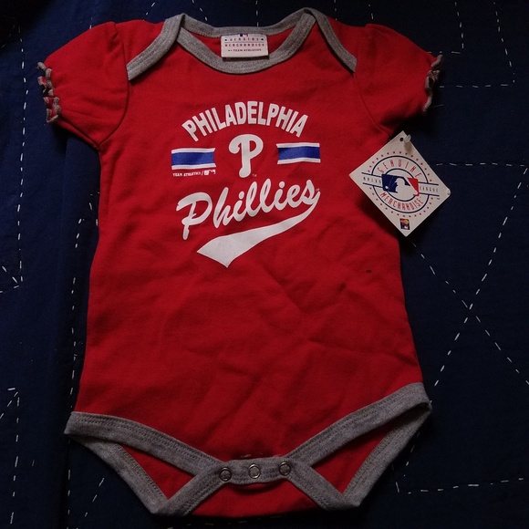 NWT! Phillies size Genuine MLB onesie sz 18mos - Picture 2 of 8